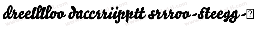 Bello Script Pro-Reg字体转换